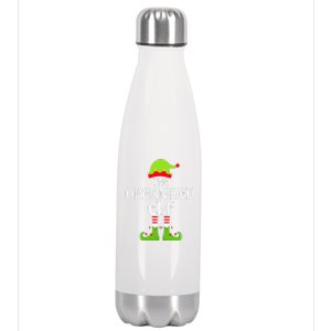 Organized Elf Matching Family Group Christmas Party Xmas  Stainless Steel Insulated Water Bottle