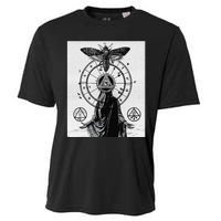 Occult Esoteric Mysticism Gothic Unholy Dark Aesthetic Goth Cooling Performance Crew T-Shirt