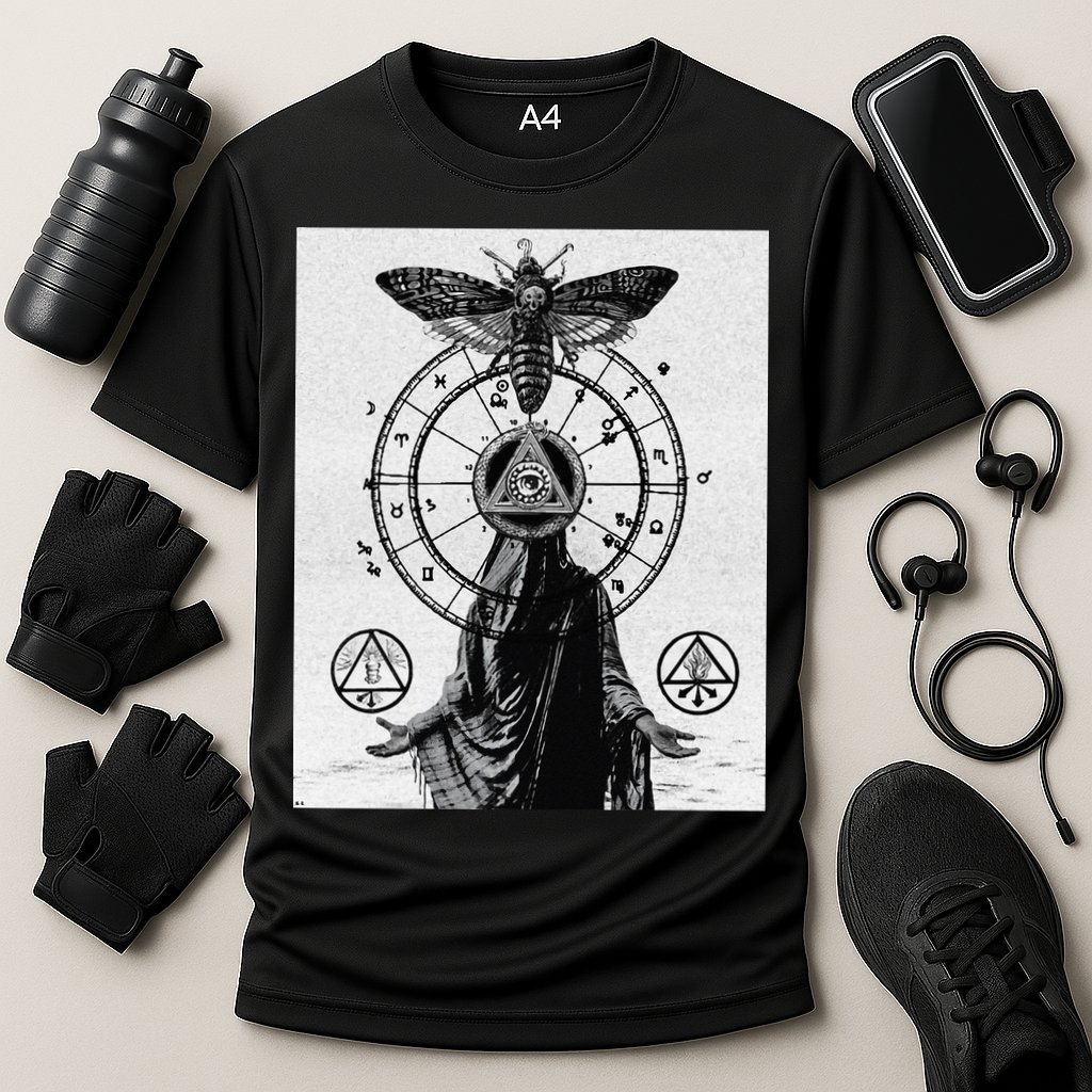 Occult Esoteric Mysticism Gothic Unholy Dark Aesthetic Goth Cooling Performance Crew T-Shirt