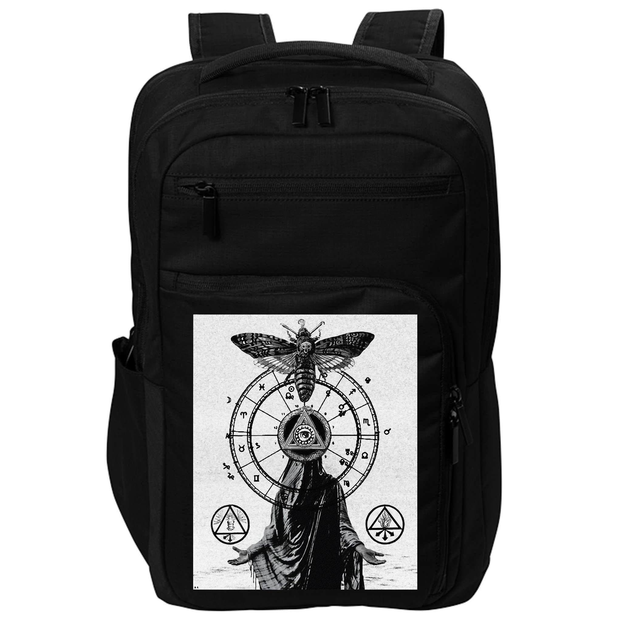 Occult Esoteric Mysticism Gothic Unholy Dark Aesthetic Goth Impact Tech Backpack
