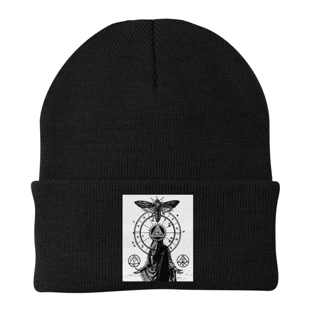 Occult Esoteric Mysticism Gothic Unholy Dark Aesthetic Goth Beanie