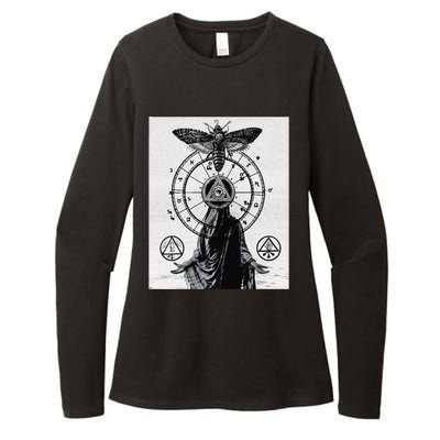 Occult Esoteric Mysticism Gothic Unholy Dark Aesthetic Goth Womens CVC Long Sleeve Shirt