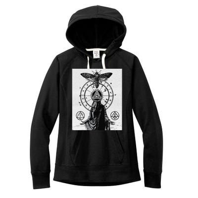 Occult Esoteric Mysticism Gothic Unholy Dark Aesthetic Goth Women's Fleece Hoodie