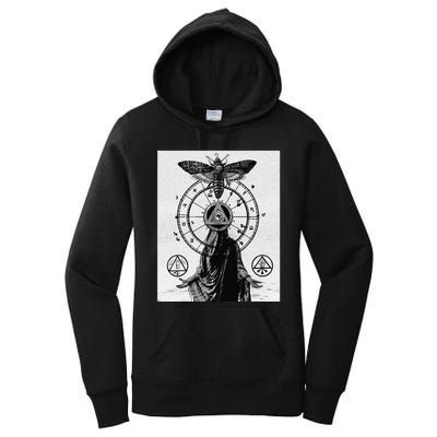 Occult Esoteric Mysticism Gothic Unholy Dark Aesthetic Goth Women's Pullover Hoodie