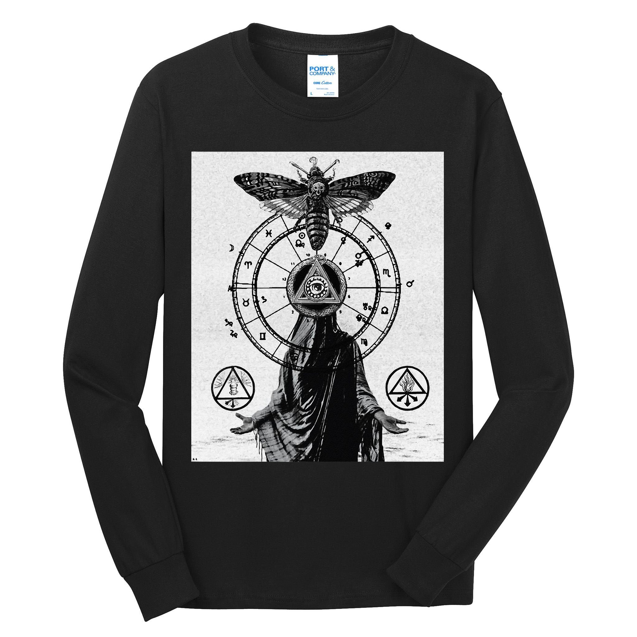 Occult Esoteric Mysticism Gothic Unholy Dark Aesthetic Goth Tall Long Sleeve T-Shirt