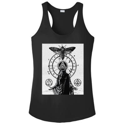 Occult Esoteric Mysticism Gothic Unholy Dark Aesthetic Goth Ladies PosiCharge Competitor Racerback Tank