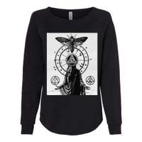 Occult Esoteric Mysticism Gothic Unholy Dark Aesthetic Goth Womens California Wash Sweatshirt