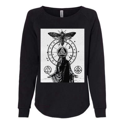 Occult Esoteric Mysticism Gothic Unholy Dark Aesthetic Goth Womens California Wash Sweatshirt