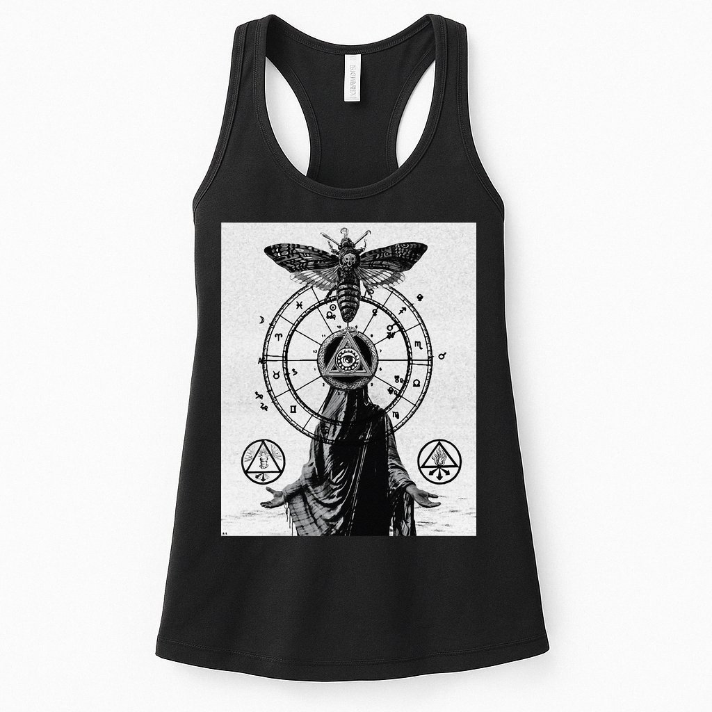Occult Esoteric Mysticism Gothic Unholy Dark Aesthetic Goth Womens Tank Top