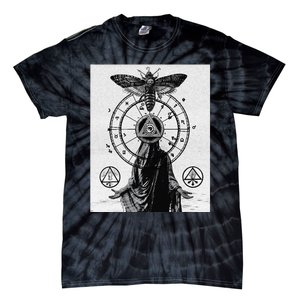 Occult Esoteric Mysticism Gothic Unholy Dark Aesthetic Goth Tie-Dye T-Shirt