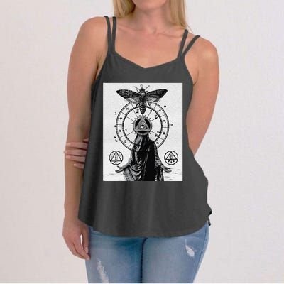 Occult Esoteric Mysticism Gothic Unholy Dark Aesthetic Goth Women's Strappy Tank