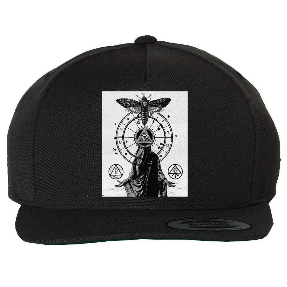 Occult Esoteric Mysticism Gothic Unholy Dark Aesthetic Goth Wool Snapback Cap