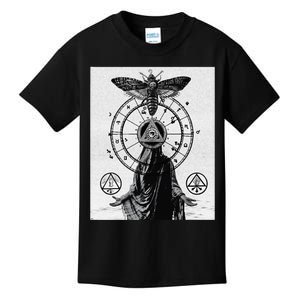 Occult Esoteric Mysticism Gothic Unholy Dark Aesthetic Goth Kids T-Shirt