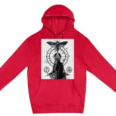 Occult Esoteric Mysticism Gothic Unholy Dark Aesthetic Goth Premium Pullover Hoodie