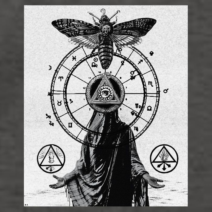 Occult Esoteric Mysticism Gothic Unholy Dark Aesthetic Goth Vector Backpack