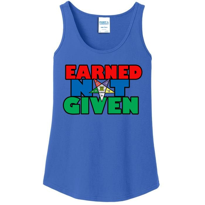 Oes Earned Not Given Gift Funny Gift Ladies Essential Tank