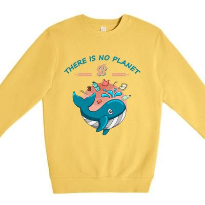 One Earth One Chance Earth Day Environtal Gift Premium Crewneck Sweatshirt