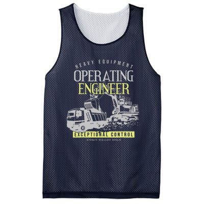 Operating Engineer Mesh Reversible Basketball Jersey Tank