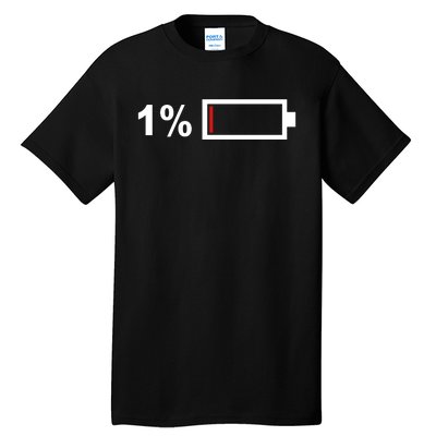 One End Of A Battery Tall T-Shirt