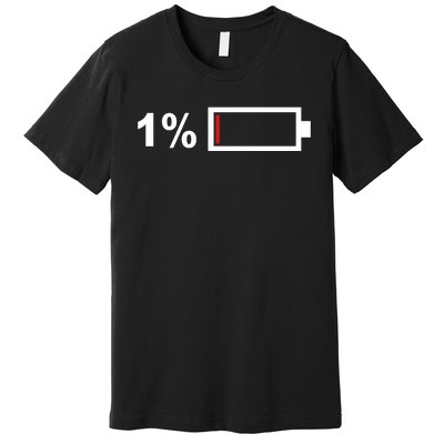 One End Of A Battery Premium T-Shirt