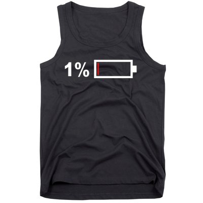 One End Of A Battery Tank Top