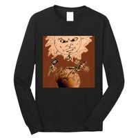 One Eyed Owl Oeo Aliens Warning Long Sleeve Shirt