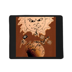 One Eyed Owl Oeo Aliens Warning Mousepad