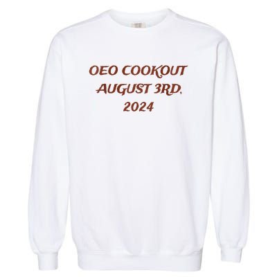 One Eyed Owl Oeo Cookout 2024 Garment-Dyed Sweatshirt