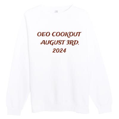 One Eyed Owl Oeo Cookout 2024 Premium Crewneck Sweatshirt