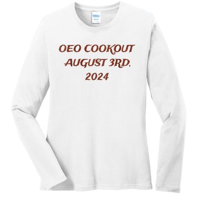 One Eyed Owl Oeo Cookout 2024 Ladies Long Sleeve Shirt