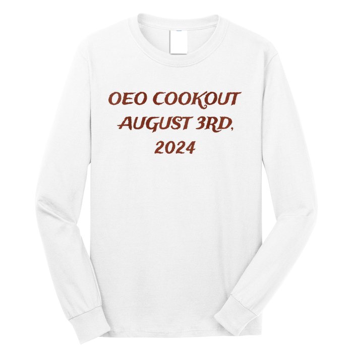 One Eyed Owl Oeo Cookout 2024 Long Sleeve Shirt