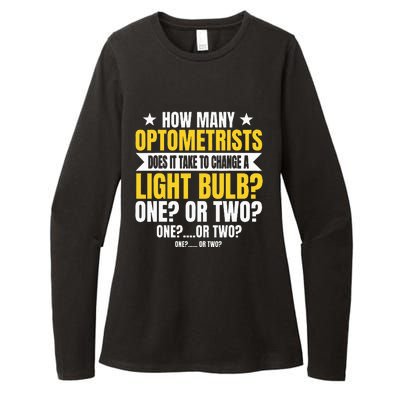 Optometrists Eye Optician Ophthalmologist Optometry Doctor Womens CVC Long Sleeve Shirt