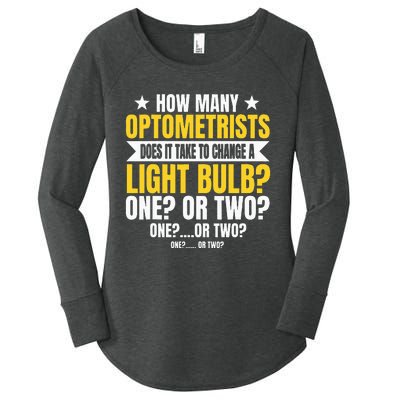 Optometrists Eye Optician Ophthalmologist Optometry Doctor Women's Perfect Tri Tunic Long Sleeve Shirt