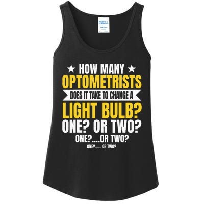 Optometrists Eye Optician Ophthalmologist Optometry Doctor Ladies Essential Tank