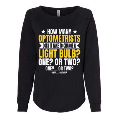 Optometrists Eye Optician Ophthalmologist Optometry Doctor Womens California Wash Sweatshirt