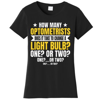 Optometrists Eye Optician Ophthalmologist Optometry Doctor Women's T-Shirt