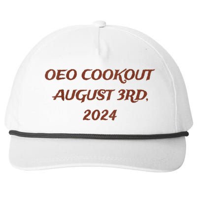 One Eyed Owl Oeo Cookout 2024 Snapback Five-Panel Rope Hat