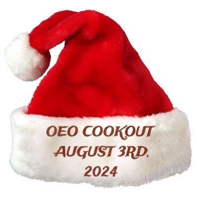 One Eyed Owl Oeo Cookout 2024 Premium Christmas Santa Hat