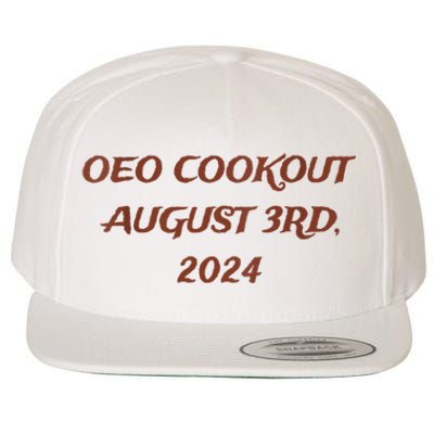 One Eyed Owl Oeo Cookout 2024 Wool Snapback Cap