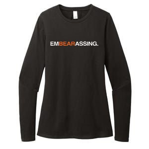 Obvious Embearassing Womens CVC Long Sleeve Shirt