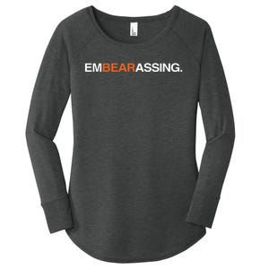 Obvious Embearassing Women's Perfect Tri Tunic Long Sleeve Shirt