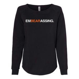 Obvious Embearassing Womens California Wash Sweatshirt