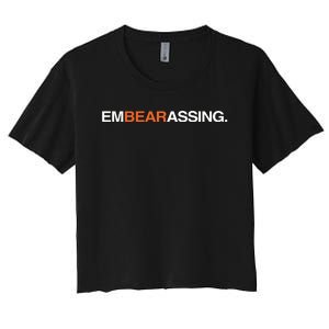 Obvious Embearassing Women's Crop Top Tee