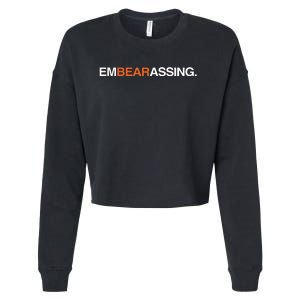 Obvious Embearassing Cropped Pullover Crew