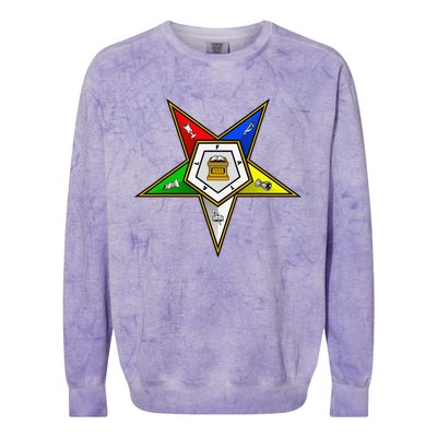 OES Emblem Order of the Eastern Star Colorblast Crewneck Sweatshirt