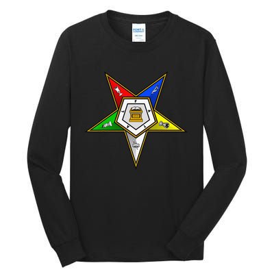 OES Emblem Order of the Eastern Star Tall Long Sleeve T-Shirt