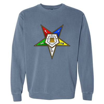 OES Emblem Order of the Eastern Star Garment-Dyed Sweatshirt