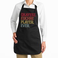 Okayest Euchre Player Ever Funny Euchre Card Game Apron