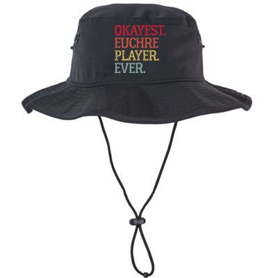 Okayest Euchre Player Ever Funny Euchre Card Game Bucket Hat