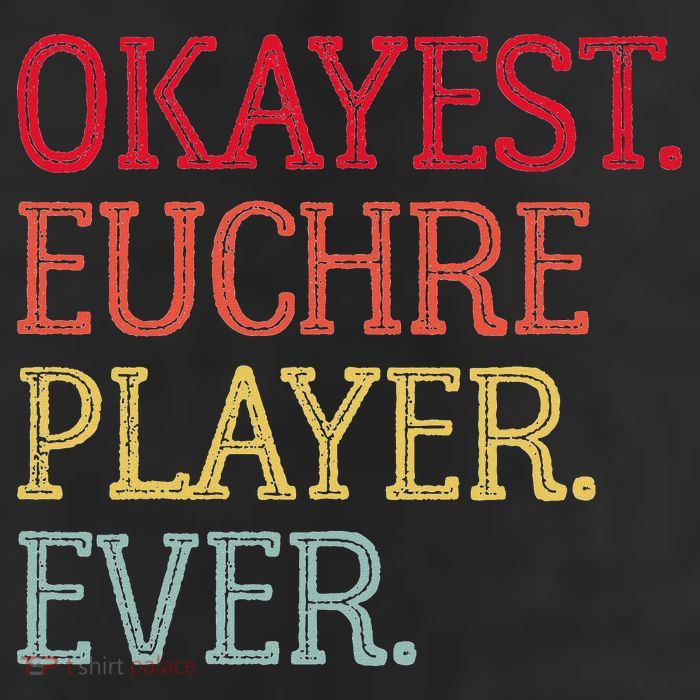 Okayest Euchre Player Ever Funny Euchre Card Game Beanie